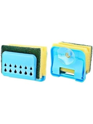 Buffer® Pratik Mutfak Lavabo Vantuzlu Bulaşık Süngeri Askısı Aparatı