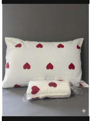 Karani Home Kalp Tek Kişilik Lastikli Çarşaf Seti