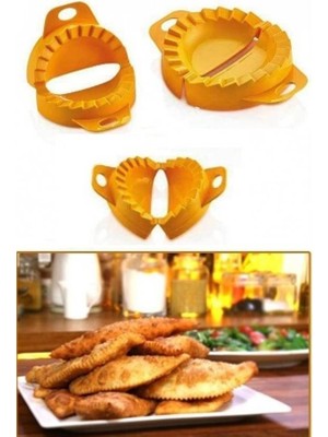 Buffer® 3lü Çiğ Börek Kurabiye Hamur Işi Ravioli Kesme Kalıbı Aparatı