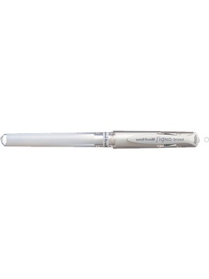Kitabevimden Uni-Ball Roller Kalem ( 12 Adet )  Signo Broad Jel Bilye Uç Davetiye 1.0 mm Beyaz UM-153