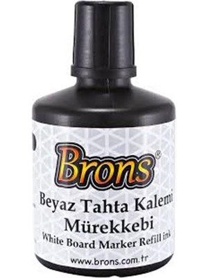 Kitabevimden Brons Tahta Kalem Mürekkebi 100 cc Siyah BR-353-6-LI-PKT