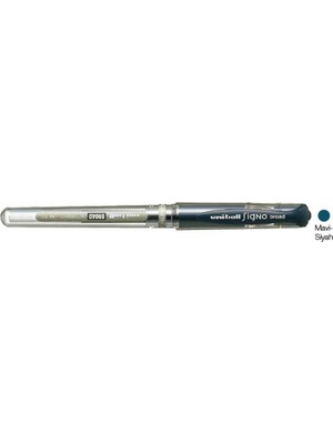 Kitabevimden Uni-Ball Roller Kalem Signo Broad Jel Bilye Uç Imza Kalemi 1.0 mm Mavi Siyah UM-153 (12 Adet)