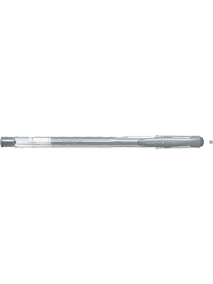 Kitabevimden Uni-Ball Roller Kalem  ( 12 Adet )Signo Fine Jel Bilye Uç 0.8 mm Gümüş UM-100