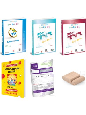 ÜçDörtBeş Yayınları Tyt Fizik Tyt Matematik Tyt Kimya Deneme / Branş Deneme Üçdörtbeş - 345 /yks 2026 +Tyt Deneme+Telefon Tutucu