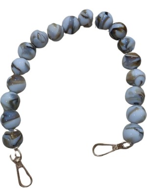 Çanta Askısı 40 cm Akrilik Yuvarlak Beyaz