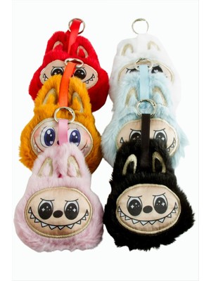 Makay Labubu Peluş Çanta Anahtarlık