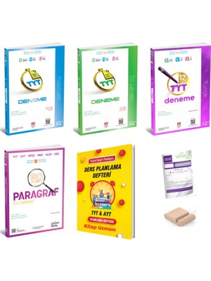 ÜçDörtBeş Yayınları Tyt Sayısal Denemesi / Prg Türkçe Mat Fen / Üçdörtbeş 345 /yks 2026+TYT Deneme+Tlfn Tutucu+Plan Deft