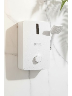 Ec Store Troya Magic Shower Şofben Ani Su Isıtıcı Anında Sıcak Su, Modern Tasarım Maksimum Konfor