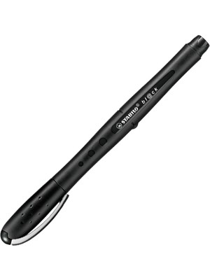 Kitabevimden Stabilo Roller Kalem   ( 10 Adet) Black Bilye Uç Siyah Medium 1018/46