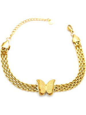 FRY Kelebek Bileklik - Altın