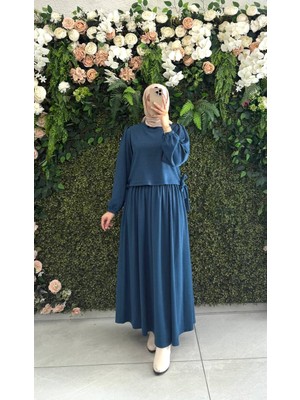 Moda Fatma Pamuklu Kadife Takım 8110