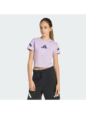 Adidas Sportswear JW2408 adidas Z.N.E. Fitted Kids Crop Tişört