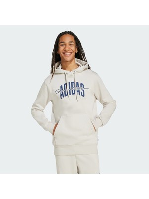 Adidas Sportswear JM6424 Collegiate Script Graphic Kapüşonlu Üst