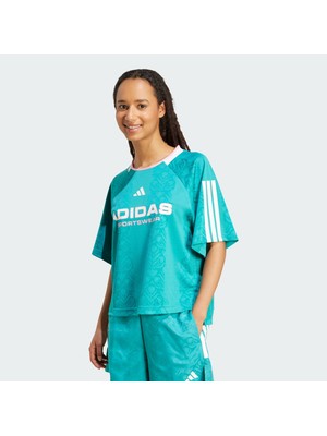 Adidas Sportswear JL9214 Tiro x Common Goal Jacquard Tee