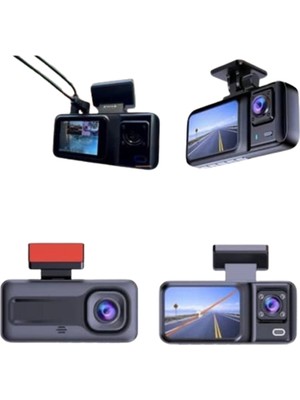 FRY Geri Görüş Destekli Full Hd Araç Kamerası – Gelişmiş 3 Kameralı Kayıt Çözümü