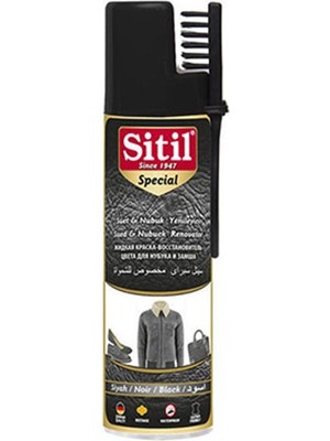 Sitil Prm. Süet Nubuk Sprey Boya Siyah 250 Ml. 2 Adet