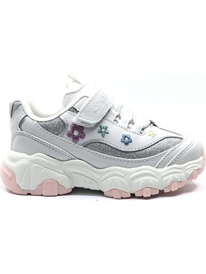 Cool C-Bella Cırtlı Ortopedik Kız Çocuk Sneaker Spor Ayakkabı