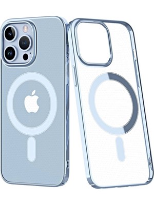 iPhone 14 Pro Max Kılıf Element Magneticsafe Sert Kapak - Sierra BLUE-(5796) - F075K465-U56075