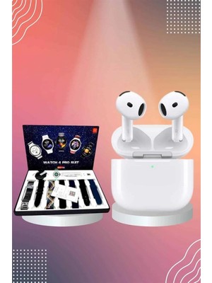 Marsilyan 3.Nesil TWS Bluetooth Kulaklık Bluetooth Bağlantılı Akıllı Saat Amoled Ekran Plastik Hasır Kordon