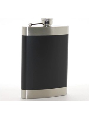 Ronanna Buğz Paslanmaz Çelik Tekli 9 Oz Matara Siyah Renk