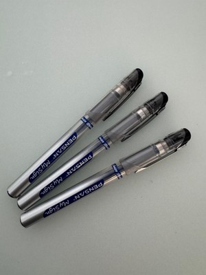Pensan Roller Kalem My-Sign Jel Bilye Uçlu Imza Kalemi 1.0 mm Siyah (3 Adet)