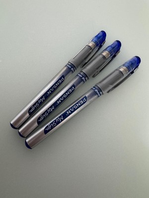Pensan Roller Kalem My-Sign Jel Bilye Uçlu Imza Kalemi 1.0 mm Mavi (3 Adet)