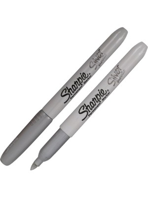 Sharpie Markör Fine Ince Uç Gümüş Renk (3 Adet)
