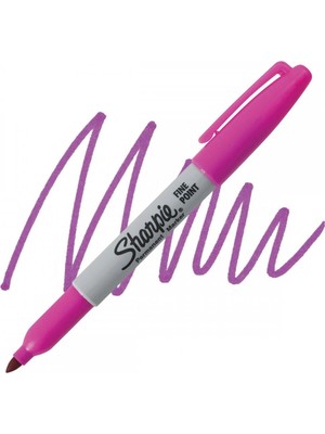 Sharpie Markör Fine Ince Uç Pembe Renk (3 Adet)