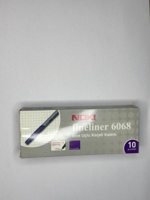 Noki Fineliner Keçeli Kalem 0,4 mm Mor (10 Adet)
