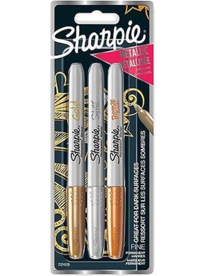 Sharpie Metalik Markör 3 Lü 1986006