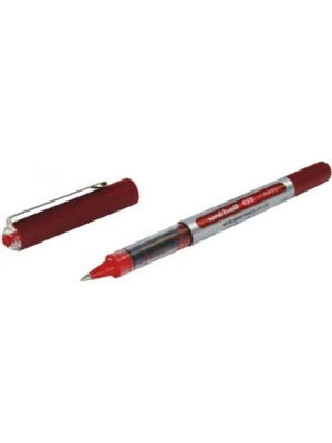 Uni-Ball Roller Kalem 10 Eye Broad Jel Bilye Uç Imza Kalemi 1.0 mm Kırmızı (12 Li Paket)