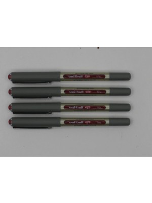 Uni-Ball 157 Eye Fine Kalem 0.7mm Kırmızı (4ADET)