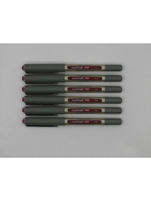 Uni-Ball 157 Eye Fine Kalem 0.7mm Kırmızı (6ADET)
