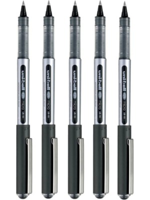 Uni-Ball UB-150 Eye Micro Roller Kalem 0.5 mm Siyah 5'li Set