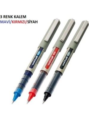 Uni-Ball Roller Kalem Eye Micro Bilye Uç 0.7mm Mavi/siyah/kırmızı
