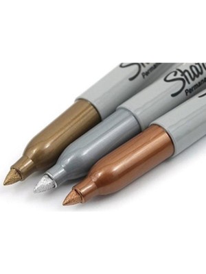 Sharpie Karışık 3 Renk Metalik Markör Kalem