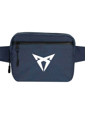 Zepplin Giyim Kupra Logo Bel Çantası Fermuarlı Lacivert Renk