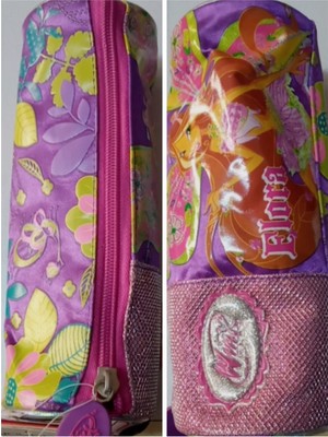 Yaygan Lisanslı 62314 Mor Renk Flora Tek Gözlü Silindir Kalemlik