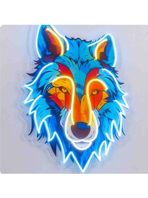 Kamer Neon LED Işıklı Pop Art Sanatsal Tablo