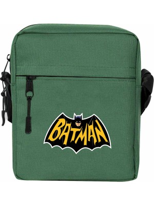 Zepplin Giyim Batmn Comic Omuz Çantası Fermuarlı Yeşil Renk