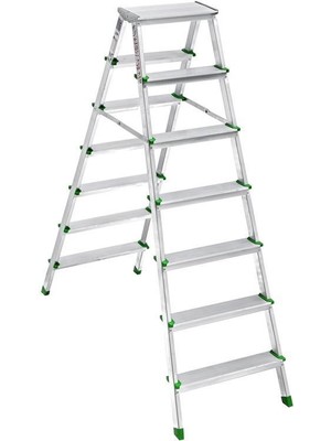 Sm Saraylı 7+7 Çift Taraflı Alüminyum Merdiven