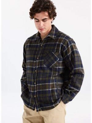 Lee Cooper Regular Fit Siyah - Haki Erkek Ceket 261 Lcm 241014 Bobye Haki-Siyah