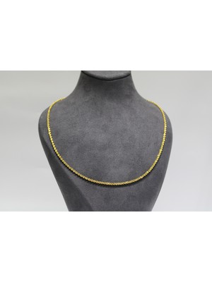 Kızılay Kuyumcusu 14 Ayar Altın Halat Modeli Zincir Kolye 3.31 gr