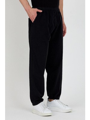 Baw Company Unisex Ince Yazlık Beli Lastikli Kordonlu Keten %100 Pamuklu Kumaş Pantolon Pijama