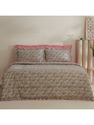 Karaca Home Minay 52 Tel %100 Pamuk Çift Kişilik Nevresim Takımı Pembe