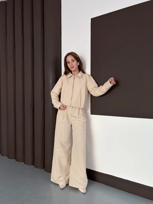 isiltikidsmoda Trenç Takım Alt Üst Bej Ons