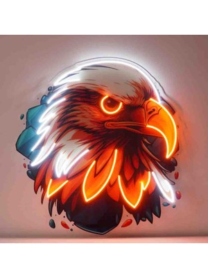 Kamer Neon LED Işıklı Pop Art Sanatsal Tablo