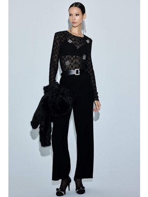 DeFacto Straight Fit Yüksek Bel Düz Paça Tencel Pantolon G3639AX25AU