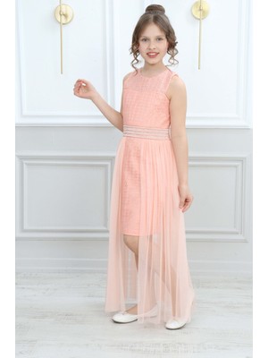 Asortix Kız Çocuk Abiye Mezuniyet Balo Kına Düğün Gece Elbisesi