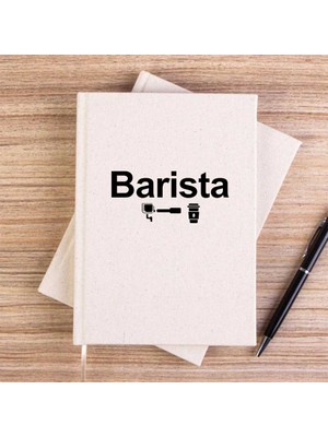 Zepplin Giyim Barista Krem Çizgisiz Kanvas Defter Çizgisiz